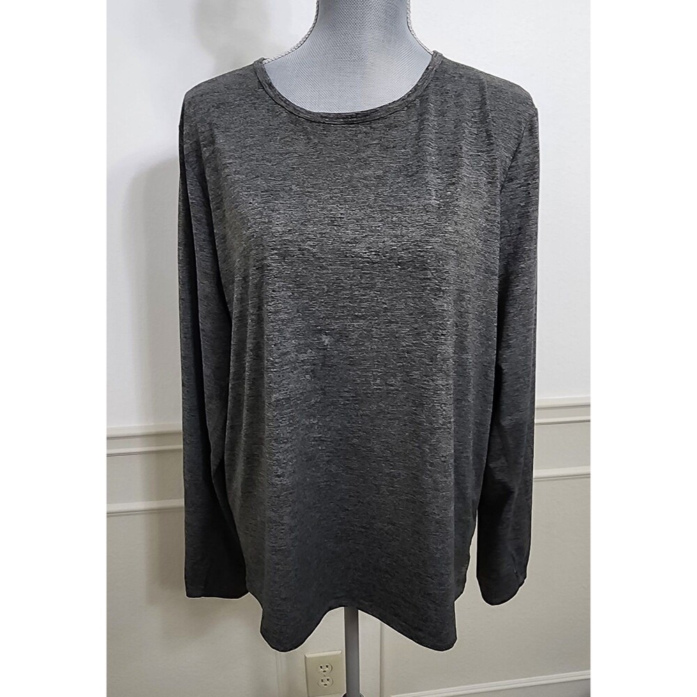 Quince Flowknit Breeze Performance Long Sleeve Top L